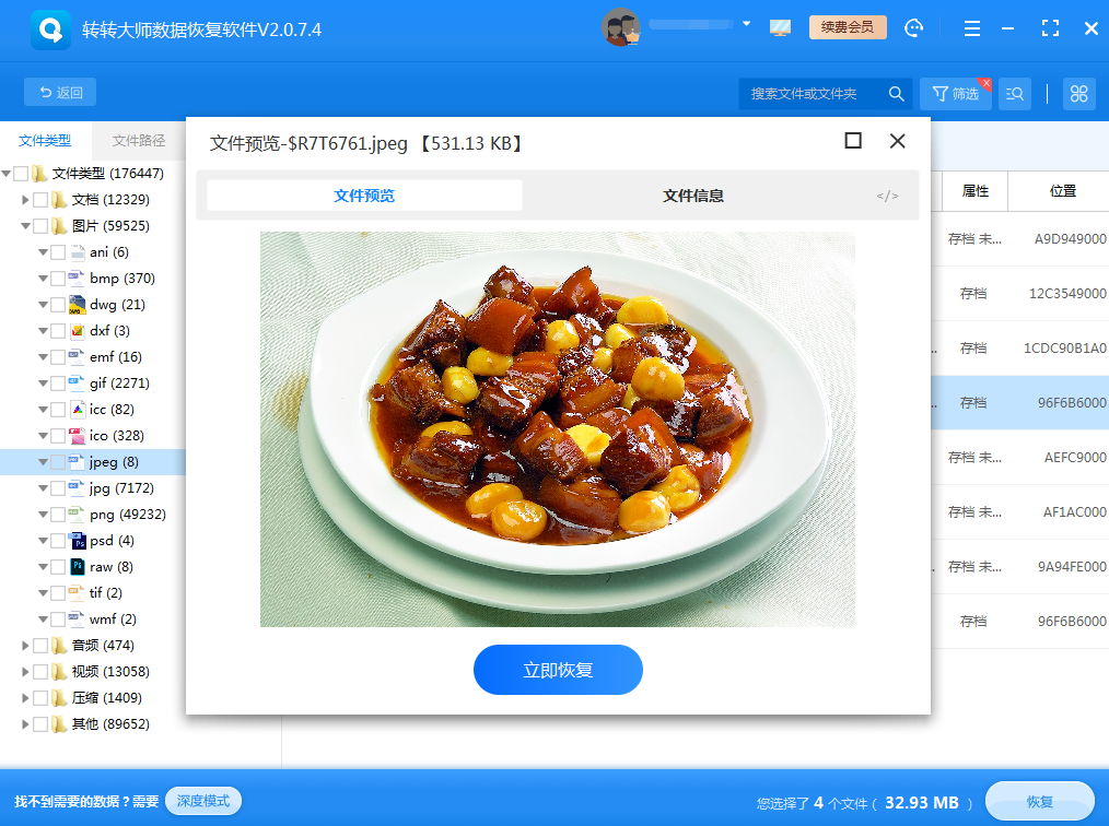 使用數(shù)據(jù)恢復(fù)軟件步驟五
