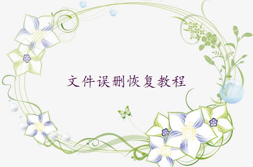徹底刪除文件怎么恢復(fù)？圖文教程解析~