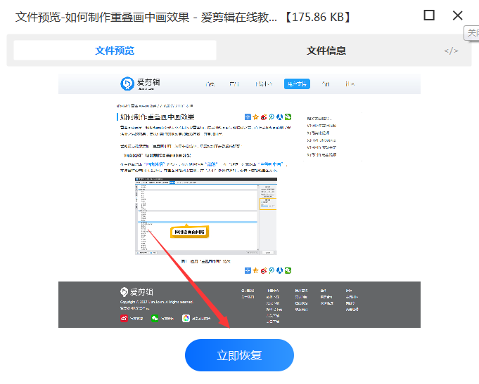 使用專業(yè)恢復(fù)軟件步驟六