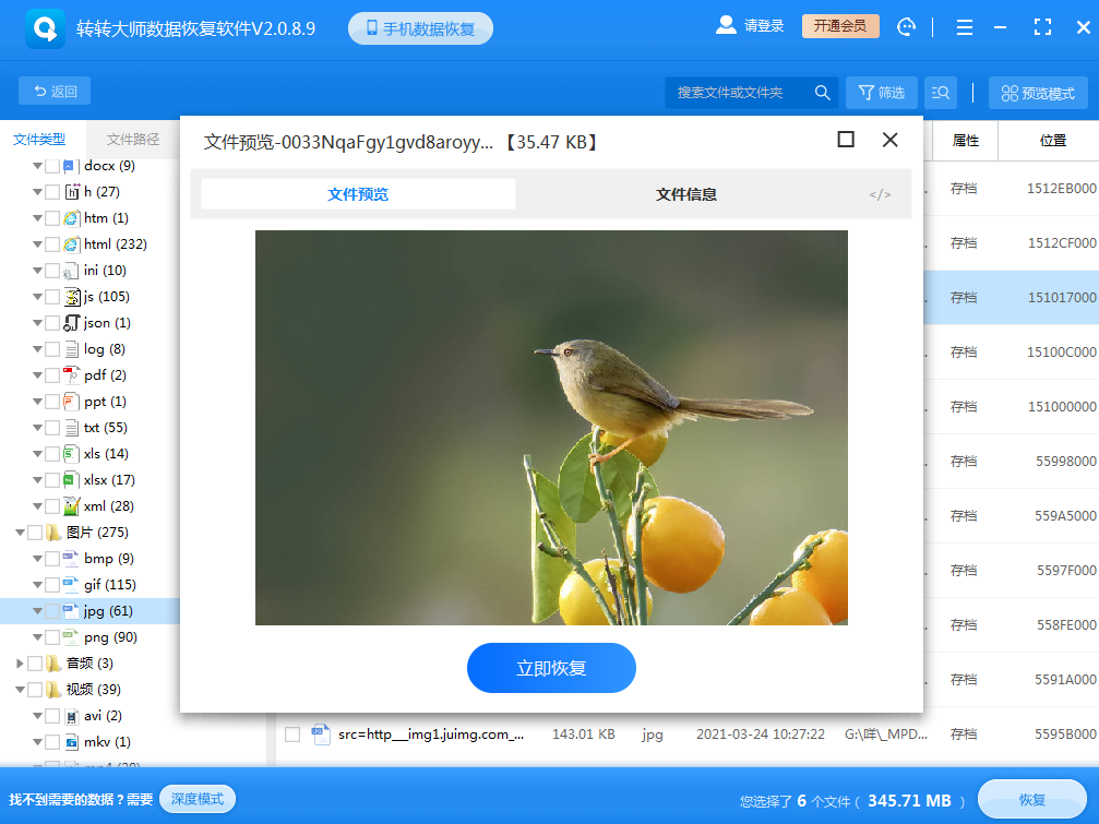 使用專業(yè)的數(shù)據(jù)恢復(fù)軟件步驟五