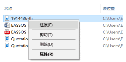 從回收站恢復(fù)刪除的文件