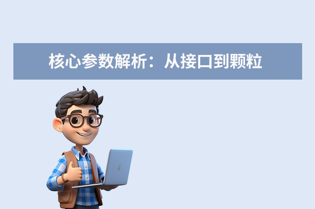 核心參數(shù)解析：從接口到顆粒