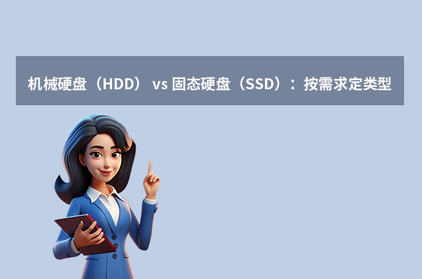 機械硬盤（HDD） vs 固態(tài)硬盤（SSD）：按需求定類型