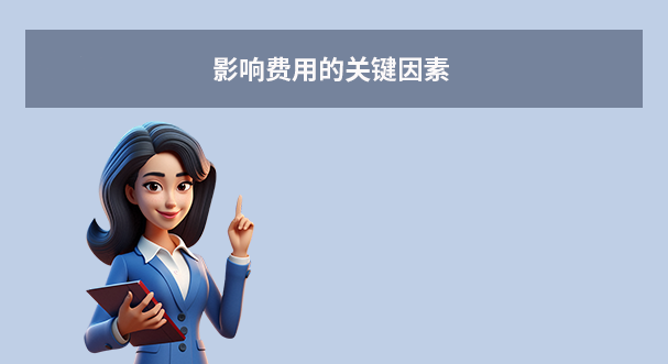 影響費(fèi)用的關(guān)鍵因素