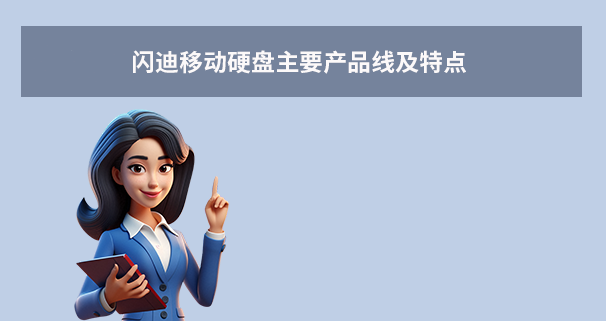  閃迪移動硬盤主要產(chǎn)品線及特點